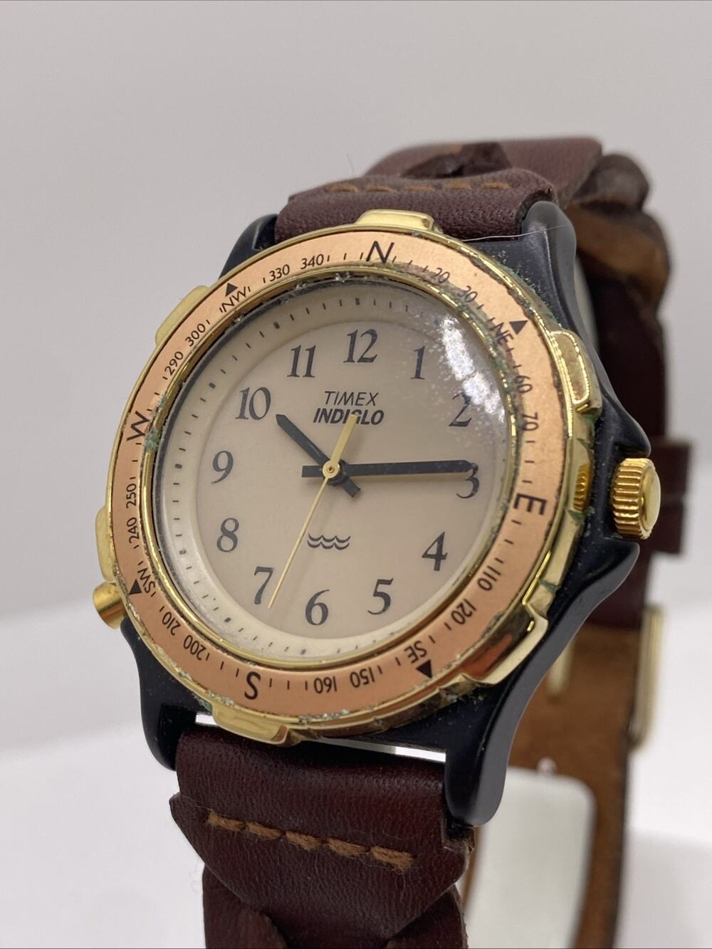 Timex Indiglo Unisex Watcg Quartz Works New Battery